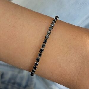 Black Onyx Stones Bracelet + Gift Box Included